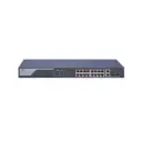 HIKVISION POE SWITCHING 16+2+2 PORT (10/100MB POE)(10/100MB Uplink)(1000MB SFP)(Unmanaged)(250W) รุ่น DS-3E0318P-E(B)