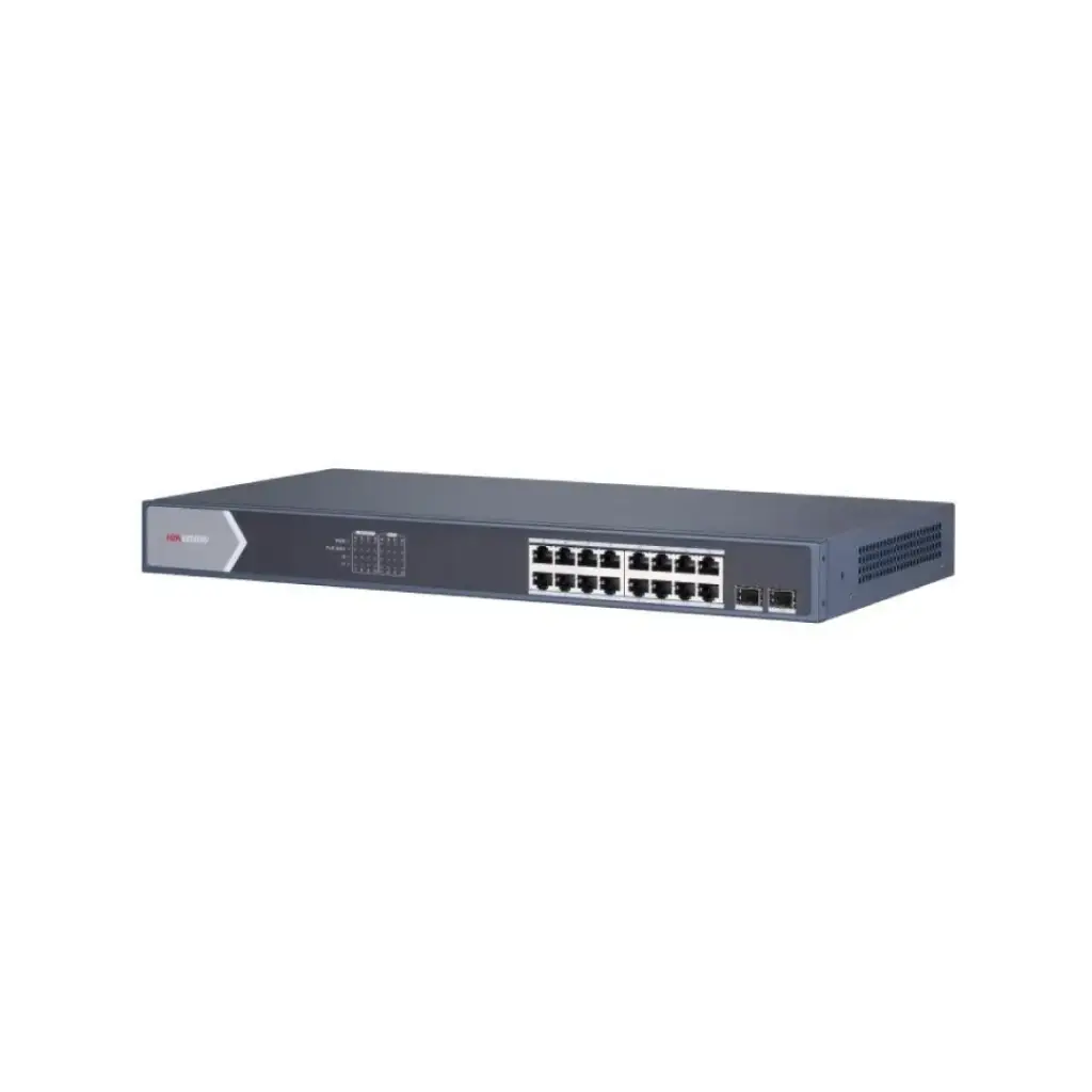 HIKVISION POE SWITCHING 16+2 PORT (1000MB POE)(1000MB SFP)(Managed)(150W) รุ่น DS-3E0518P-E/M