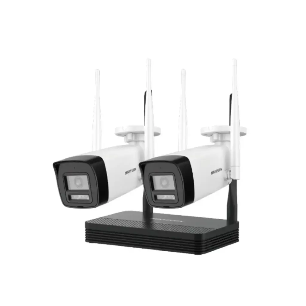 HIKVISION ชุดกล้องวงจรปิด WIFI 4 ล้านพิกเซล 2 ตัว รุ่น NKS424W0H