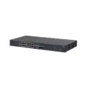 DAHUA POE SWITCHING 16+2+2 PORT (10/100MB POE)(1000MB UPLINK)(1000MB SFP)(Cloud Managed)(135W) รุ่น DH-CS4218-16ET-135