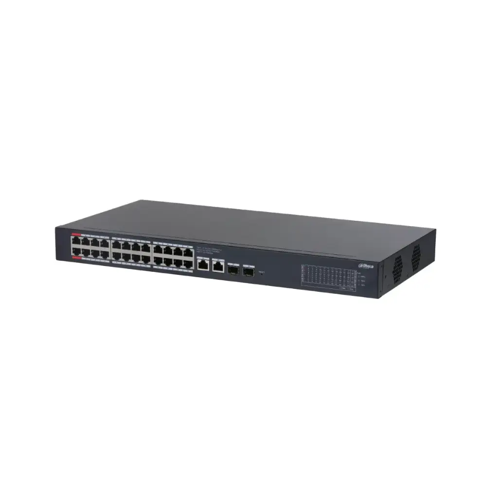 DAHUA POE SWITCHING 28-Port Cloud Managed Desktop Gigabit Switch with 24-Port รุ่น DH-CS4228-24GT-240