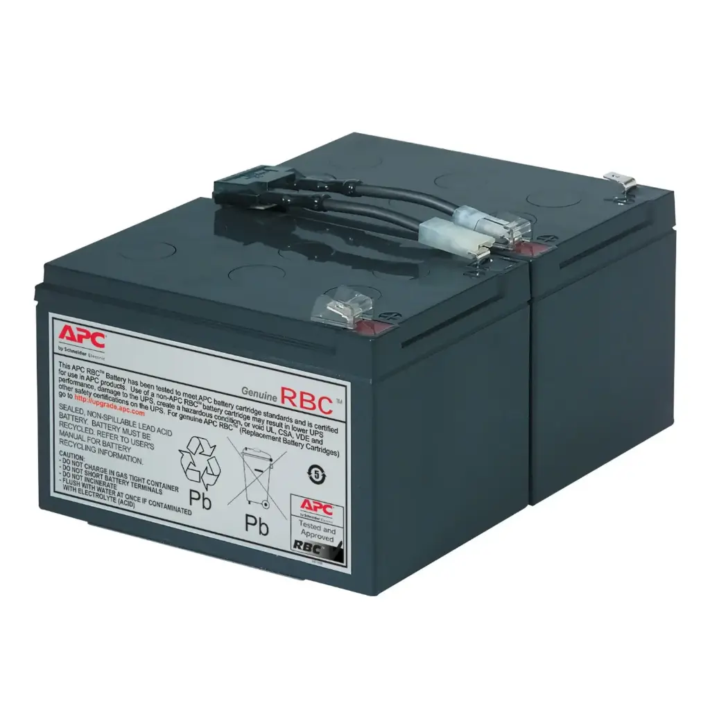 APC Replacement Battery Cartridge แบตเตอรี่เครื่องสำรองไฟ รุ่น RBC6 (by order 45 – 90 วัน)