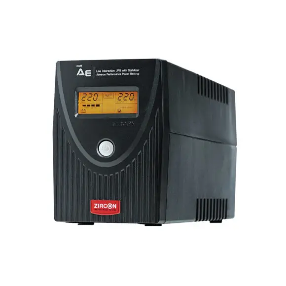 Zircon เครื่องสำรองไฟ Line Interactive UPS 1000VA/550W รุ่น AE 1000VA/550W
