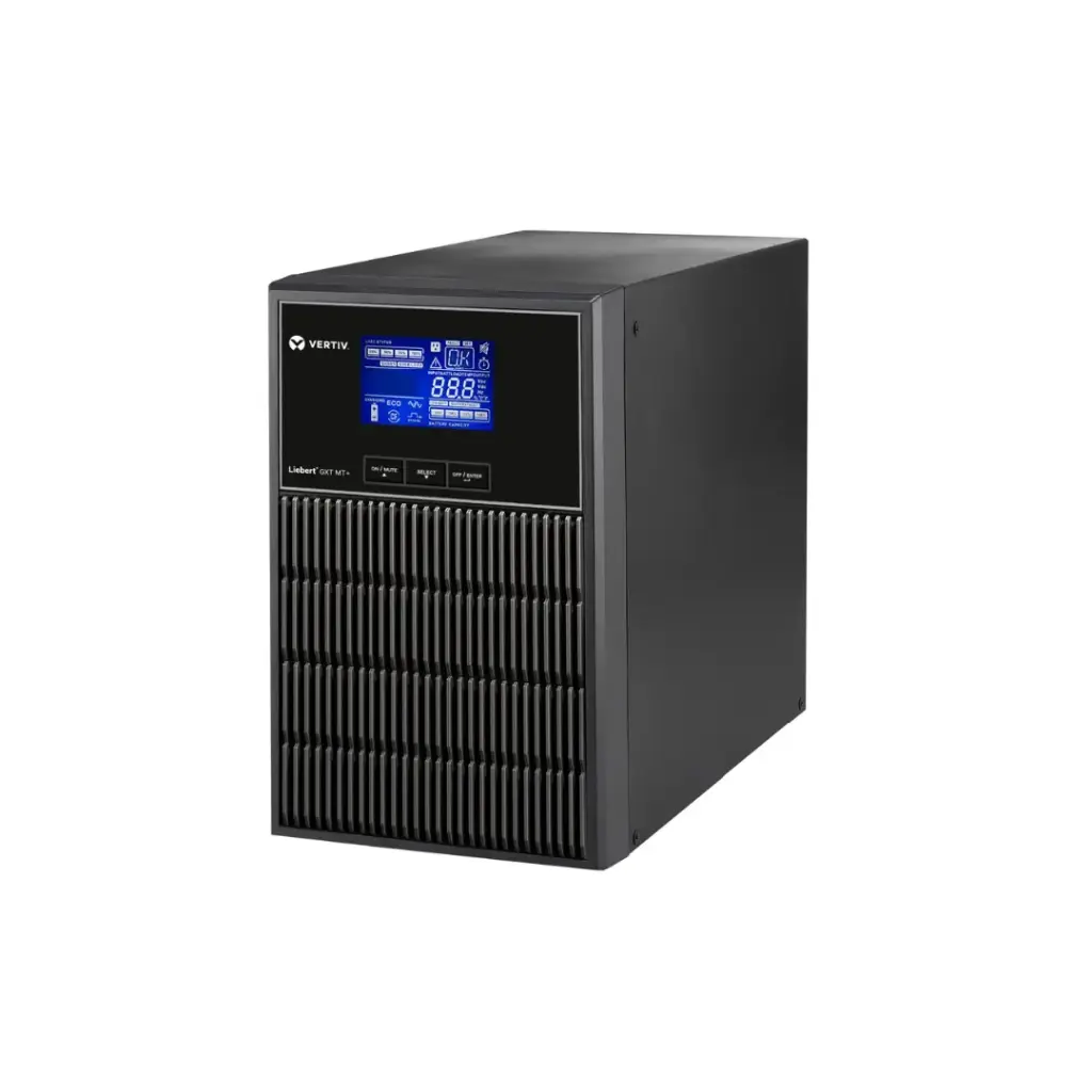 Vertiv UPS เครื่องสำรองไฟ 1000VA/900W 230V LCD Tower Liebert GXT-MTPLUS CX: On-Line รุ่น GXT-1000MTPLUSC230