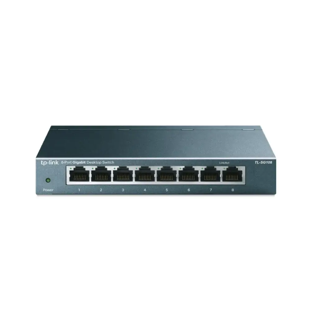 TP-LINK 8-Port 10/100/1000Mbps Desktop Switch รุ่น TL-SG108