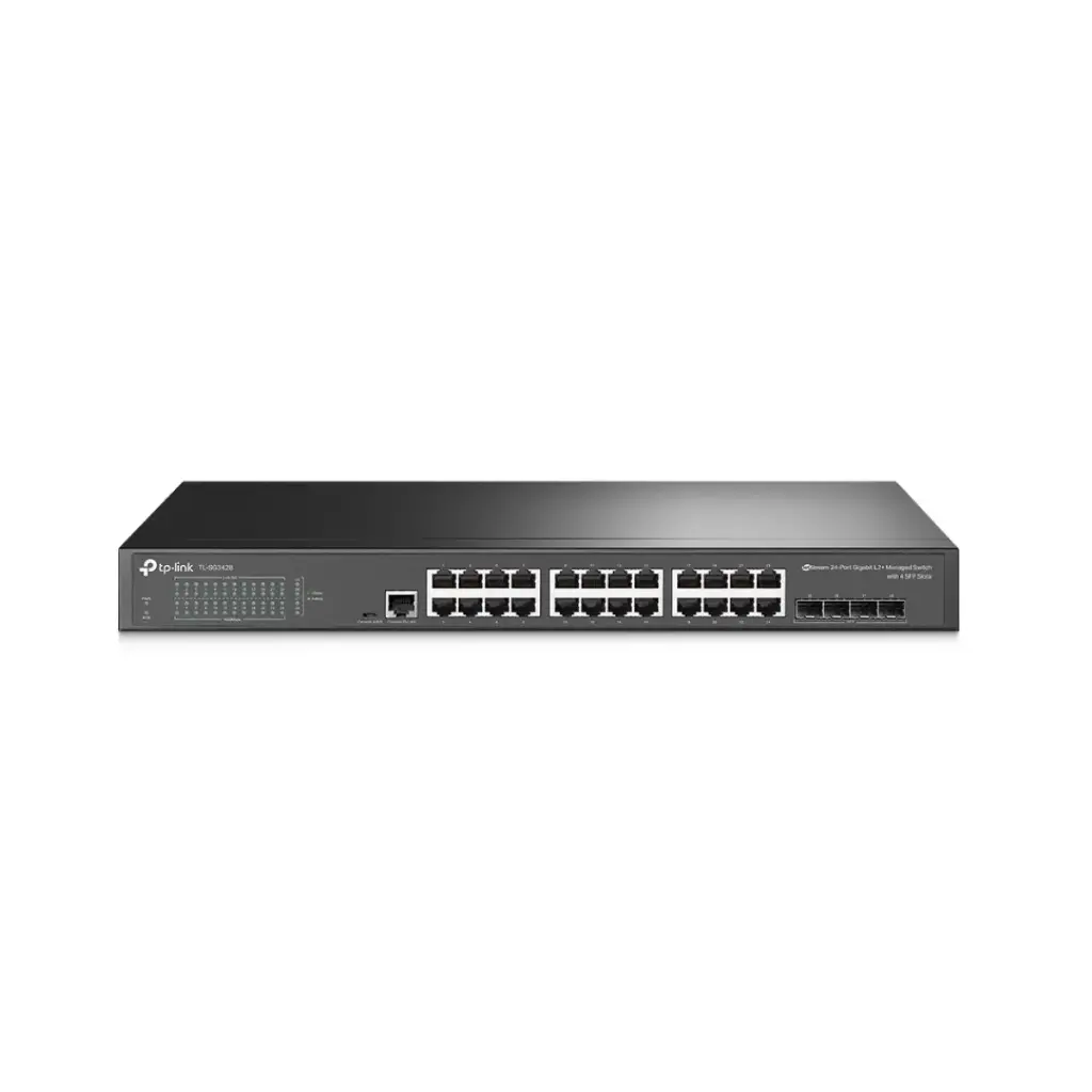 TP-LINK JetStream 24-Port Gigabit L2 Managed Switch with 4 SFP Slots รุ่น TL-SG3428