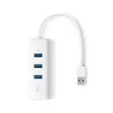 TP-LINK USB 3.0 3-Port Hub & Gigabit Ethernet Adapter 2 in 1 USB Adapter รุ่น UE330