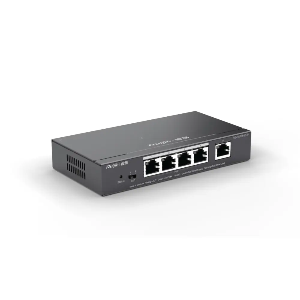 RUIJIE|REYEE 5-Port Gigabit Smart Cloud Mananged PoE Switch รุ่น RG-ES205GC-P