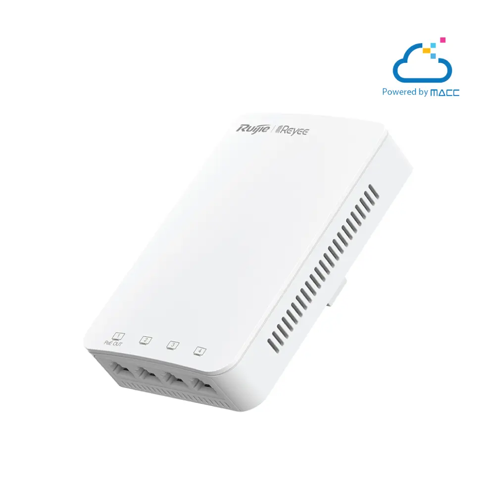 RUIJIE|REYEE AC1300 Wi-Fi 5 Wall-mounted Access Point รุ่น RG-RAP1200(P)