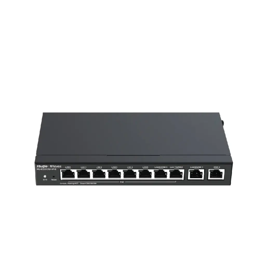 RUIJIE|REYEE 10-Port High Performance Cloud Managed PoE Office Router รุ่น RG-EG310GH-P-E