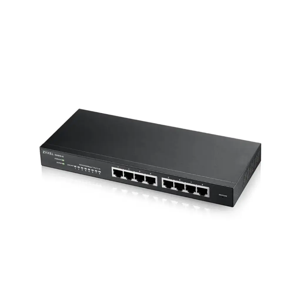 ZYXEL 8-port GbE Smart Managed Switch รุ่น GS1915-8