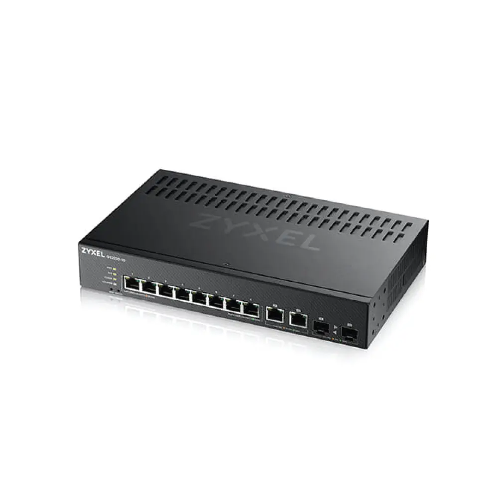 ZYXEL 8-port GbE L2+ Switch with GbE Uplink รุ่น GS2220-10