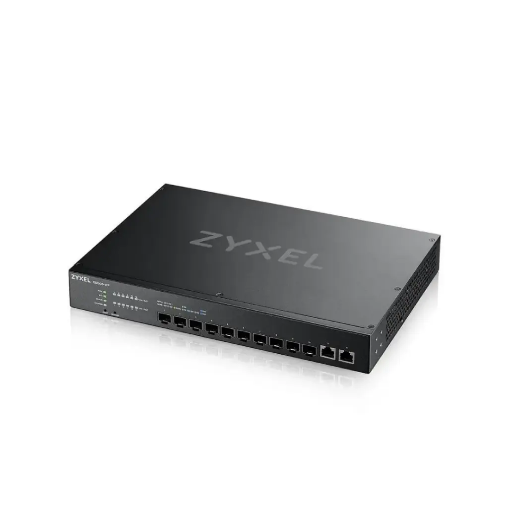 ZYXEL 10-port 10G Lite-L3 Smart Managed Fiber Switch with 2 10G Multi-Gig Ports รุ่น XS1930-12F