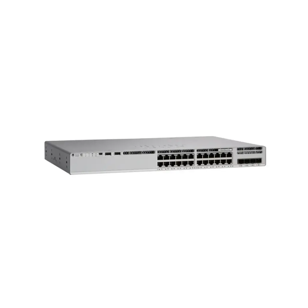 Cisco C9200L 24-p 8xmGig, 16x1G, 4x10G, PoE+, Network Essentials รุ่น C9200L-24PXG-4X-E