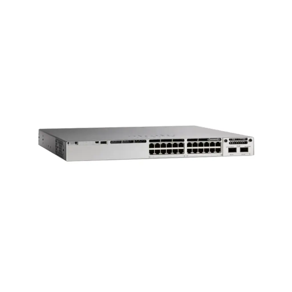 Cisco Catalyst 9300 24 GE SFP Ports, modular uplink Switch รุ่น C9300-24S-E