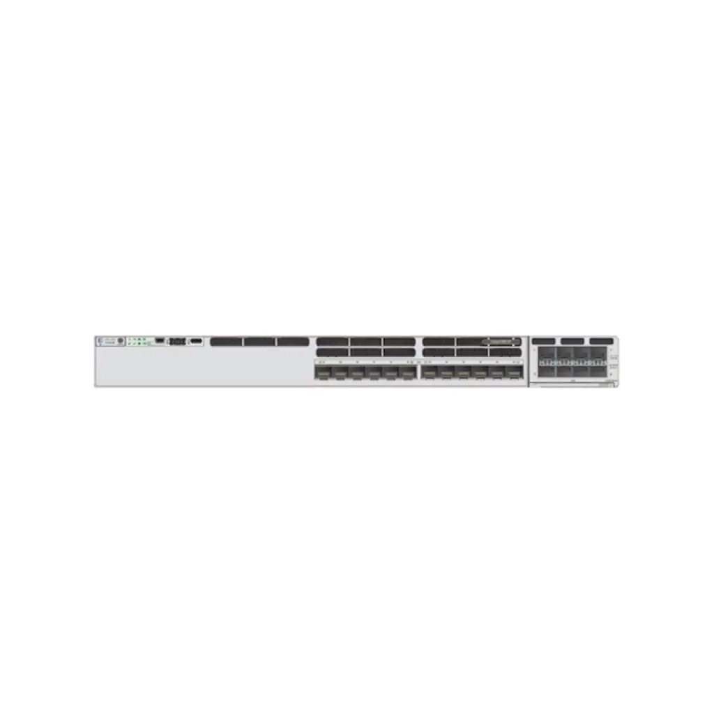 Cisco Catalyst 9300X 12x25G Fiber Ports, modular uplink Switch รุ่น C9300X-12Y-A