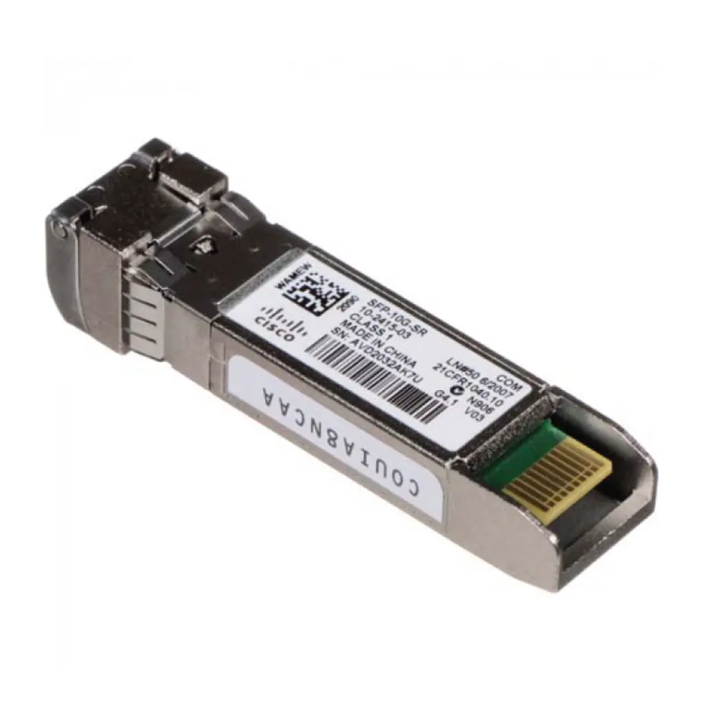 Cisco 10GBASE-SR SFP Module, Enterprise-Class รุ่น SFP-10G-SR-S=