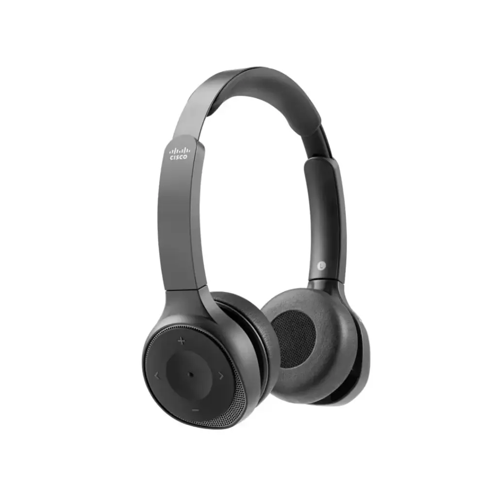 Cisco 730 Wireless Dual On-ear Headset USB-A Bundle - Carbon Black รุ่น HS-WL-730-BUNA-C
