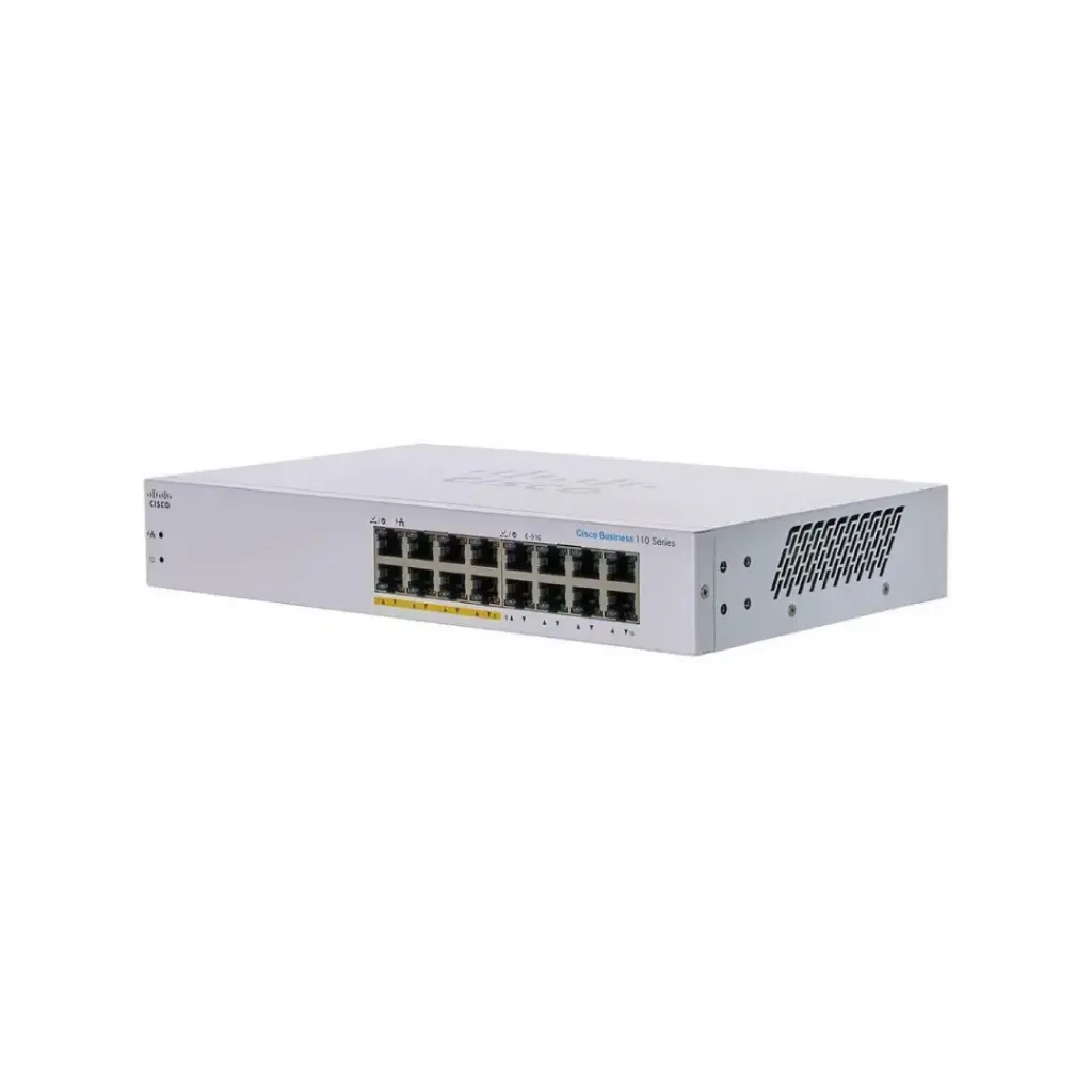 Cisco CBS110 Unmanaged 16-port GE, Partial PoE รุ่น CBS110-16PP-EU