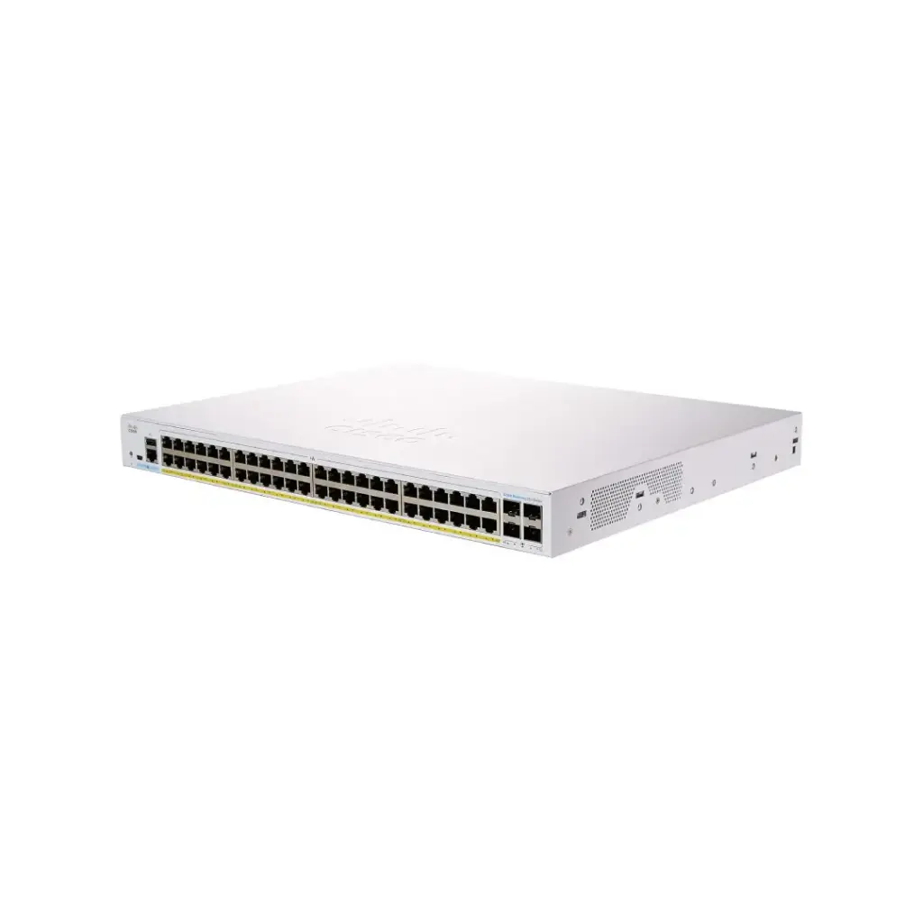 Cisco CBS250 Smart 48-port GE, Partial PoE, 4x1G SFP รุ่น CBS250-48PP-4G-EU