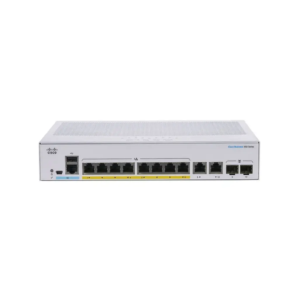 Cisco CBS350 Managed 16-port GE, PoE, Ext PS, 2x1G SFP รุ่น CBS350-16P-E-2G-EU