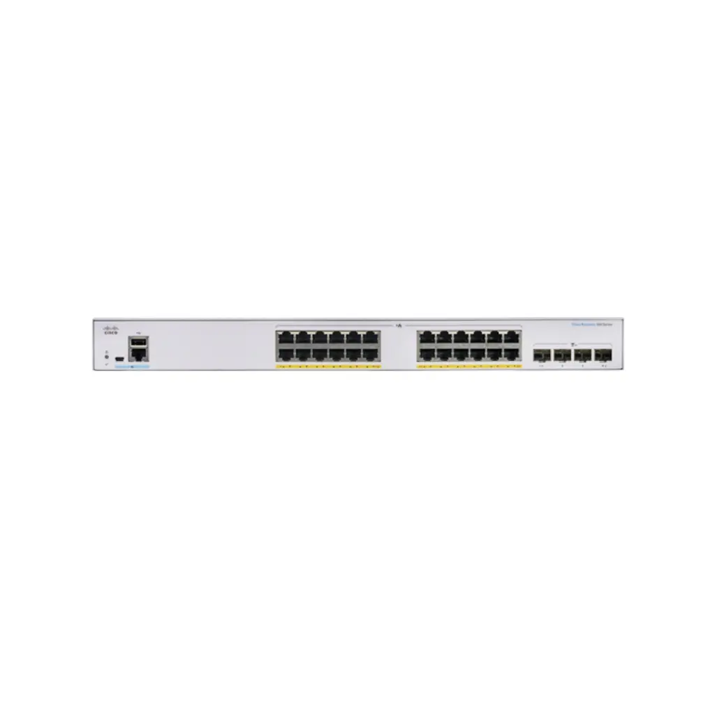 Cisco CBS350 Managed 24-port GE, Full PoE, 4x10G SFP+ รุ่น CBS350-24FP-4X-EU