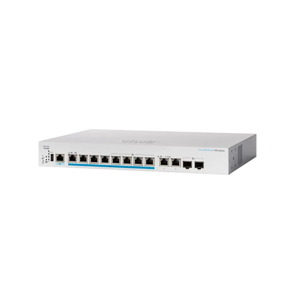 Cisco CBS350 Managed 8-port 2.5GE, PoE, 2x10G combo รุ่น CBS350-8MP-2X-EU