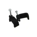 GLINK กิ๊บตอกสาย  RG6 Power 12 mm.  (1000 ตัว) รุ่น GC-04 (สีดำ)(22238)