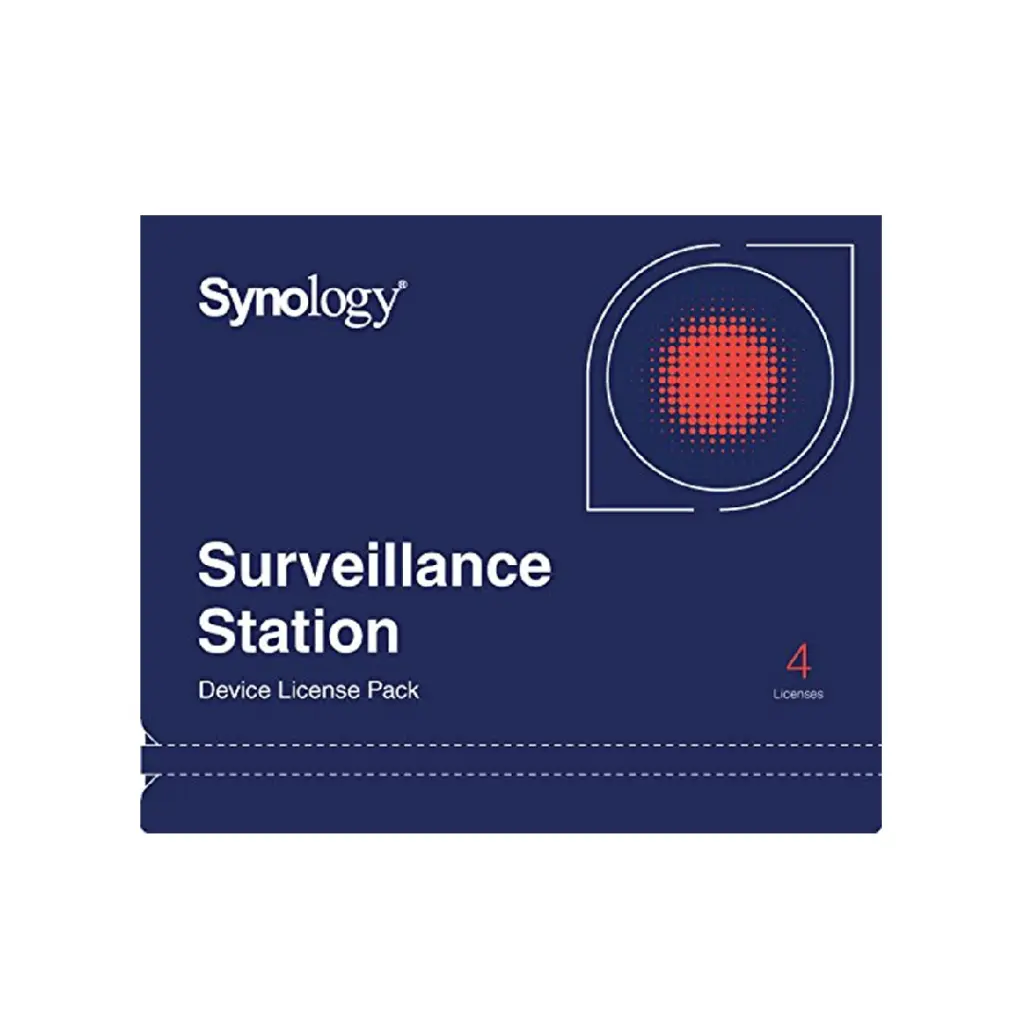 Synology <PDF version> 4 licenses for cameras and I/O modules
