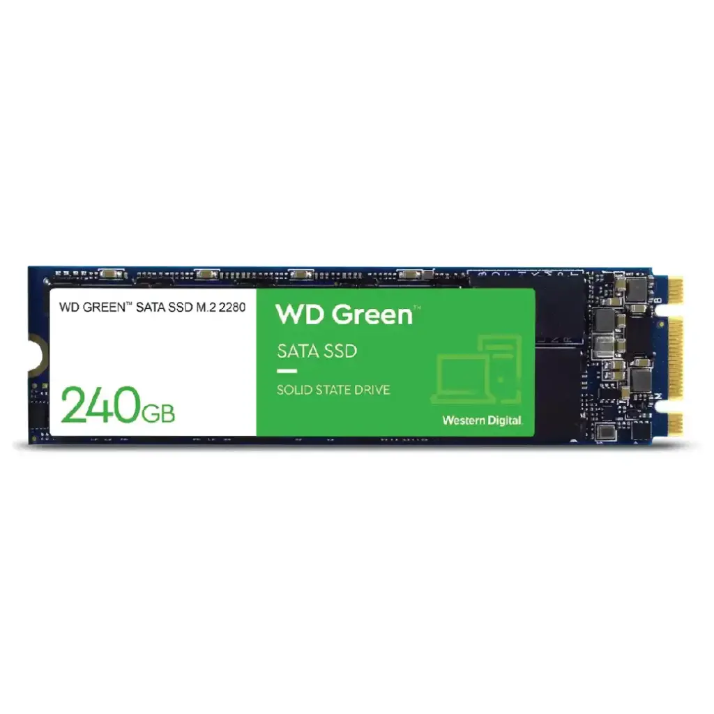 WD SSD GREEN 240GB M.2,SATA G3 READ 545MB/S WRITE 80MB/S 3Y รุ่น WDS240G3G0B