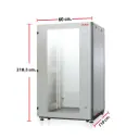 MAP ตู้ RACK 45U ลึก 110 cm.(60x110x218.5 cm.) 19" Modern Close Rack Serie. AC รุ่น M3-61145