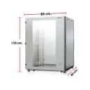 MAP ตู้ RACK 27U ลึก 80 cm.(80x80x139 cm.) 19" Modern Close Rack Serie. AC รุ่น M3-80827