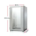 MAP ตู้ RACK 45U ลึก 110 cm.(80x110x218.5 cm.) 19" Modern Close Rack Serie. AC รุ่น M3-81145