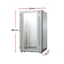 MAP ตู้ RACK 42U ลึก 60 cm.(60x60x205 cm.) 19" Modern Close Rack Serie. MI รุ่น M4-60642