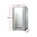 MAP ตู้ RACK 42U ลึก 100 cm.(80x100x205 cm.) 19" Modern Close Rack Serie. MI รุ่น M4-81042