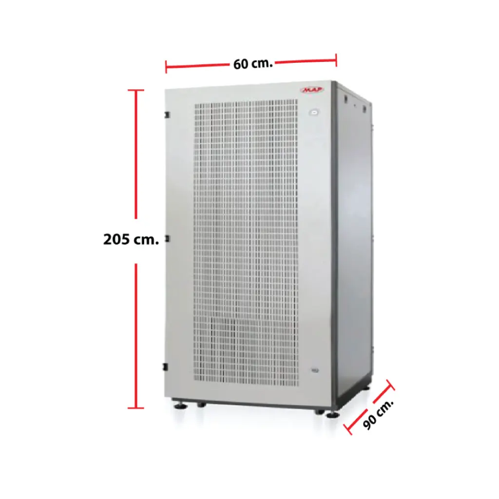 MAP ตู้ RACK 42U ลึก 90 cm.(60x90x205 cm.) 19" Modern Close Rack Serie. PF รุ่น M5-60942