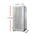 MAP ตู้ RACK 45U ลึก 80 cm.(80x80x218.5 cm.) 19" Modern Close Rack Serie. PF รุ่น M5-80845
