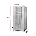MAP ตู้ RACK 45U ลึก 90 cm.(80x90x218.5 cm.) 19" Modern Close Rack Serie. PF รุ่น M5-80945