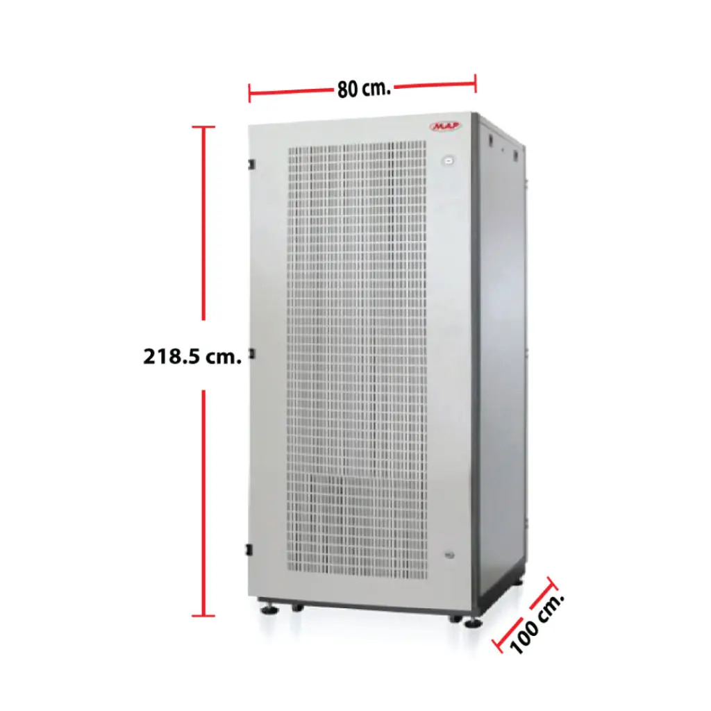 MAP ตู้ RACK 45U ลึก 100 cm.(80x100x218.5 cm.) 19" Modern Close Rack Serie. PF รุ่น M5-81045