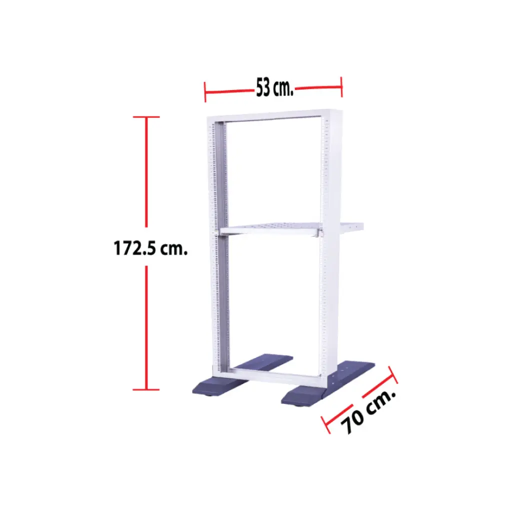 MAP ตู้ RACK 36U ลึก 70 cm.(53×70x172.5 cm.) 19″ Modern Open Rack, Series. M0 รุ่น M0-60636