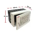 MAP ตู้ RACK 12U ลึก 50 cm.(60×50x59 cm.) 19" Modern Wall Rack Serie. PF รุ่น M1-60512P