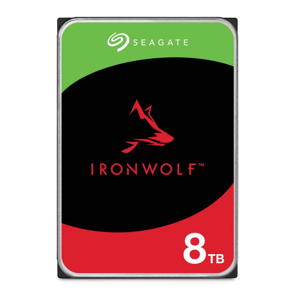 SEAGATE IronWolf HDD 3.5" 8TB SATA-III 7200rpm Cache 256MB รุ่น ST8000VN004