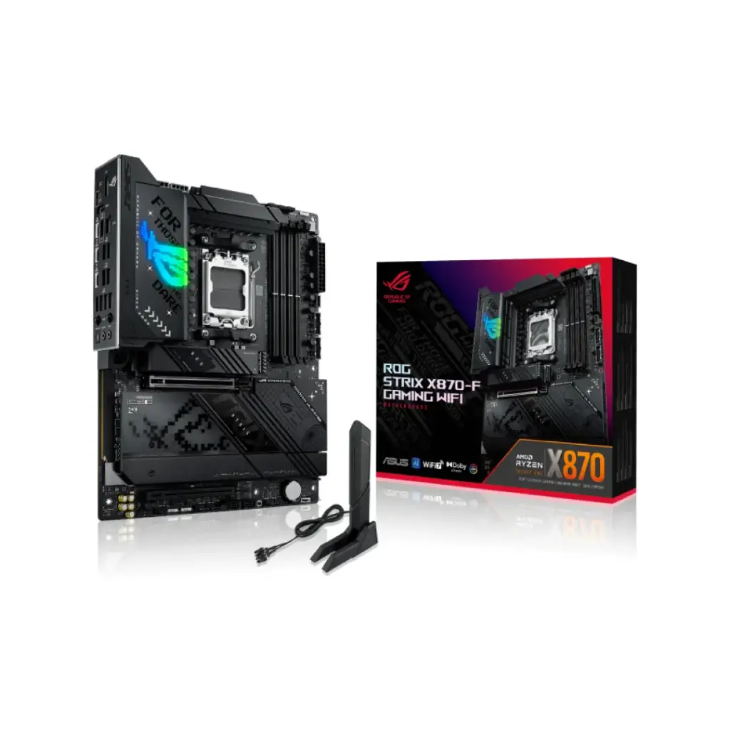 ASUS เมนบอร์ด AMD X870 รุ่น ROG STRIX X870-F GAMING WIFI 