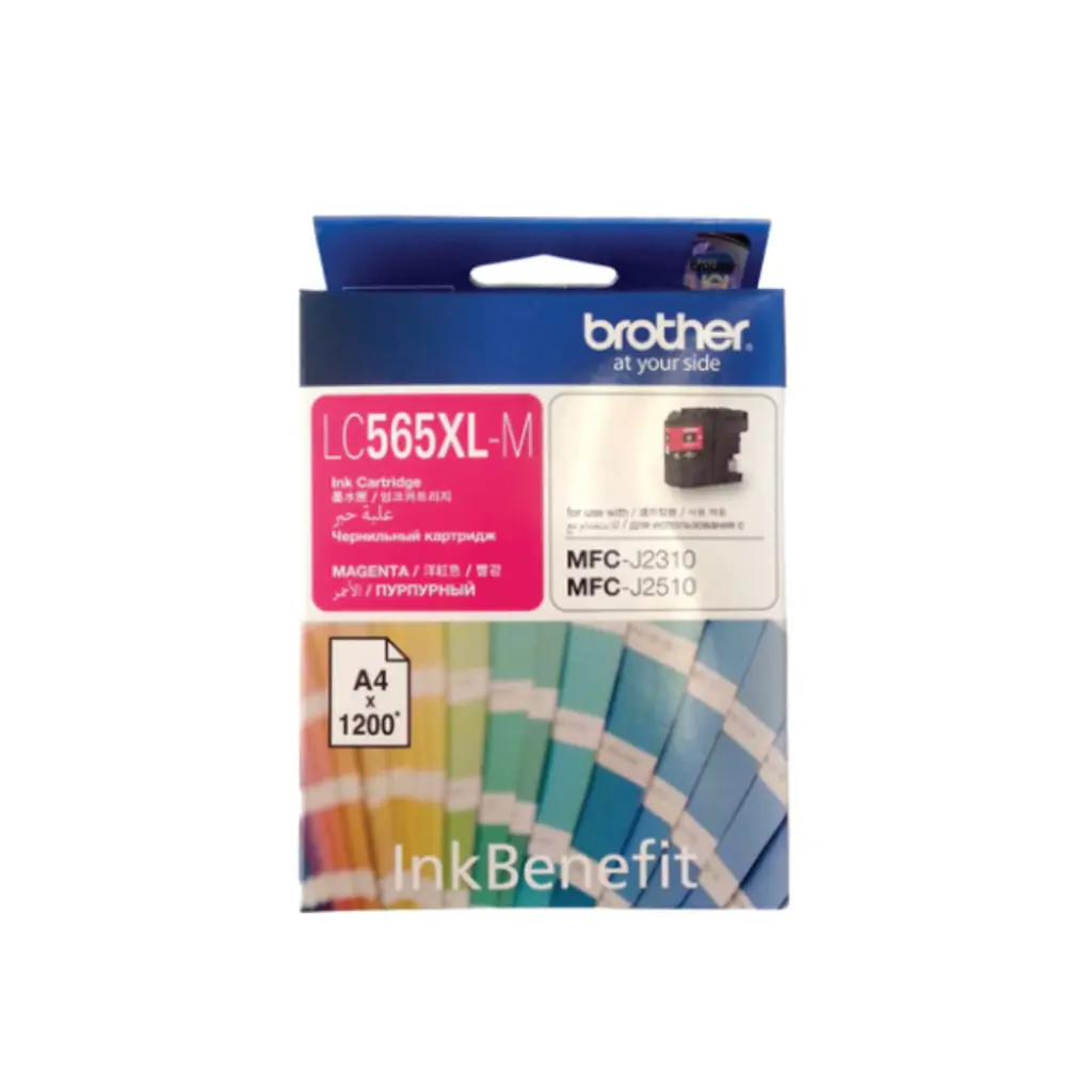 Brother หมึกพิมพ์ (Magenta) รุ่น LC-565XLM (ใช้กับเครื่องพิมพ์รุ่น MFC-J2310, MFC-J2510, MFC-J3520, MFC-J3720) 