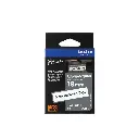 Brother เทปพิมพ์อักษรแบบติดแน่นพิเศษ เคลือบพลาสติก สีดำพื้นขาว 18 mm. TZE-S241