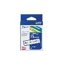 Brother เทปพิมพ์อักษรแบบเคลือบพลาสติก สีดำพื้นใสด้าน 12 mm. TZE-M31