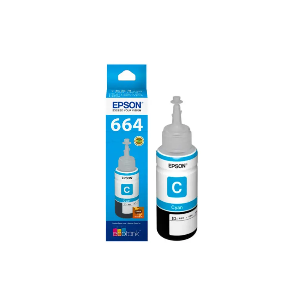 EPSON หมึกพิมพ์ 664 70 ml. (Cyan)(C13T664200)