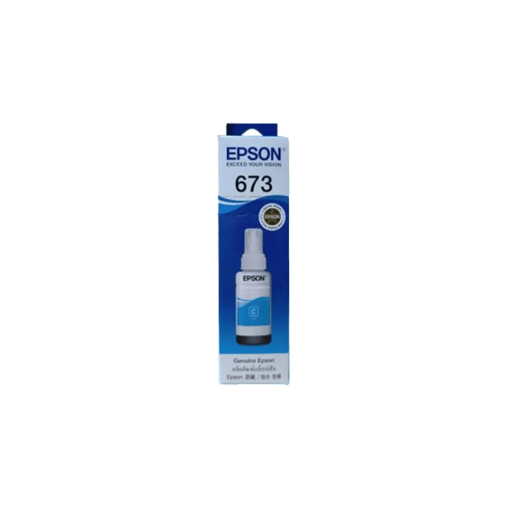 EPSON หมึกพิมพ์ T673 70 ml. (Cyan)(C13T673200)