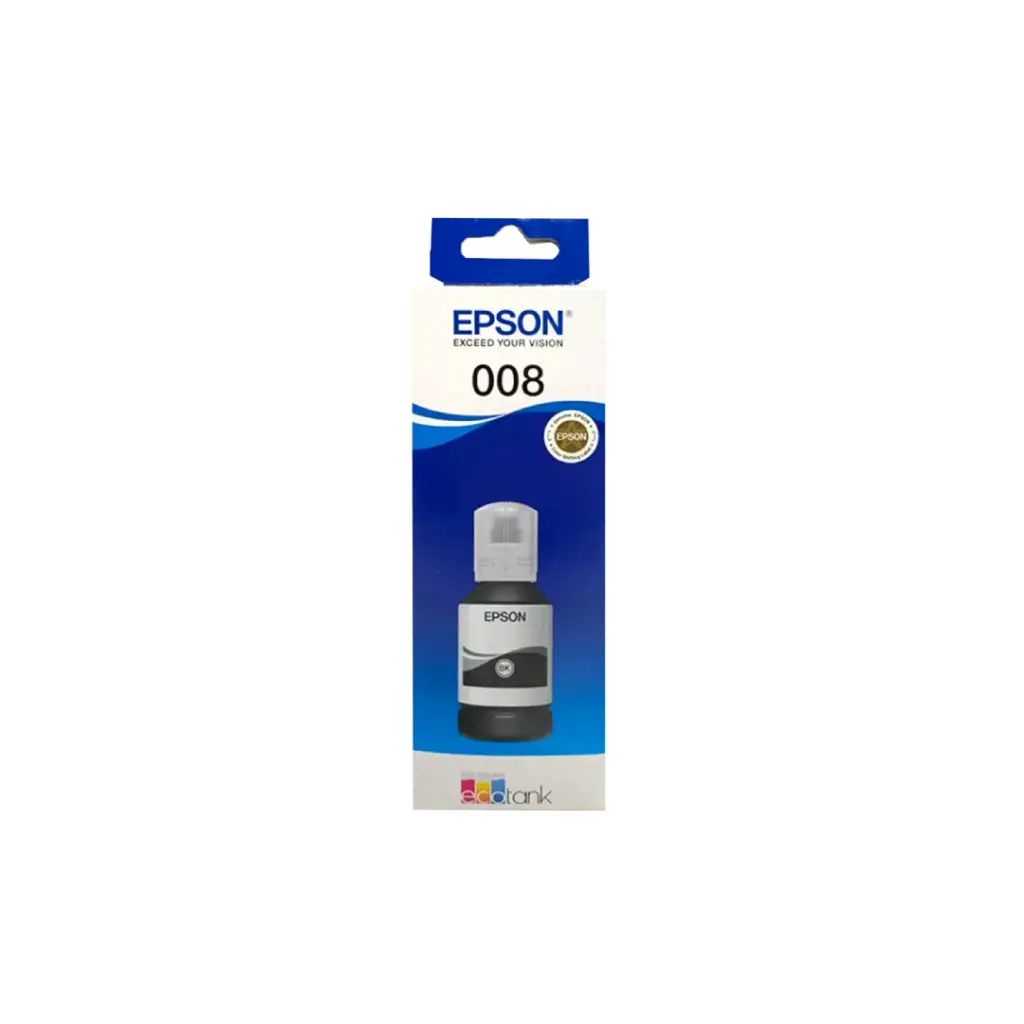 EPSON หมึกพิมพ์ 008 127 ml. (Black)(C13T06G100)