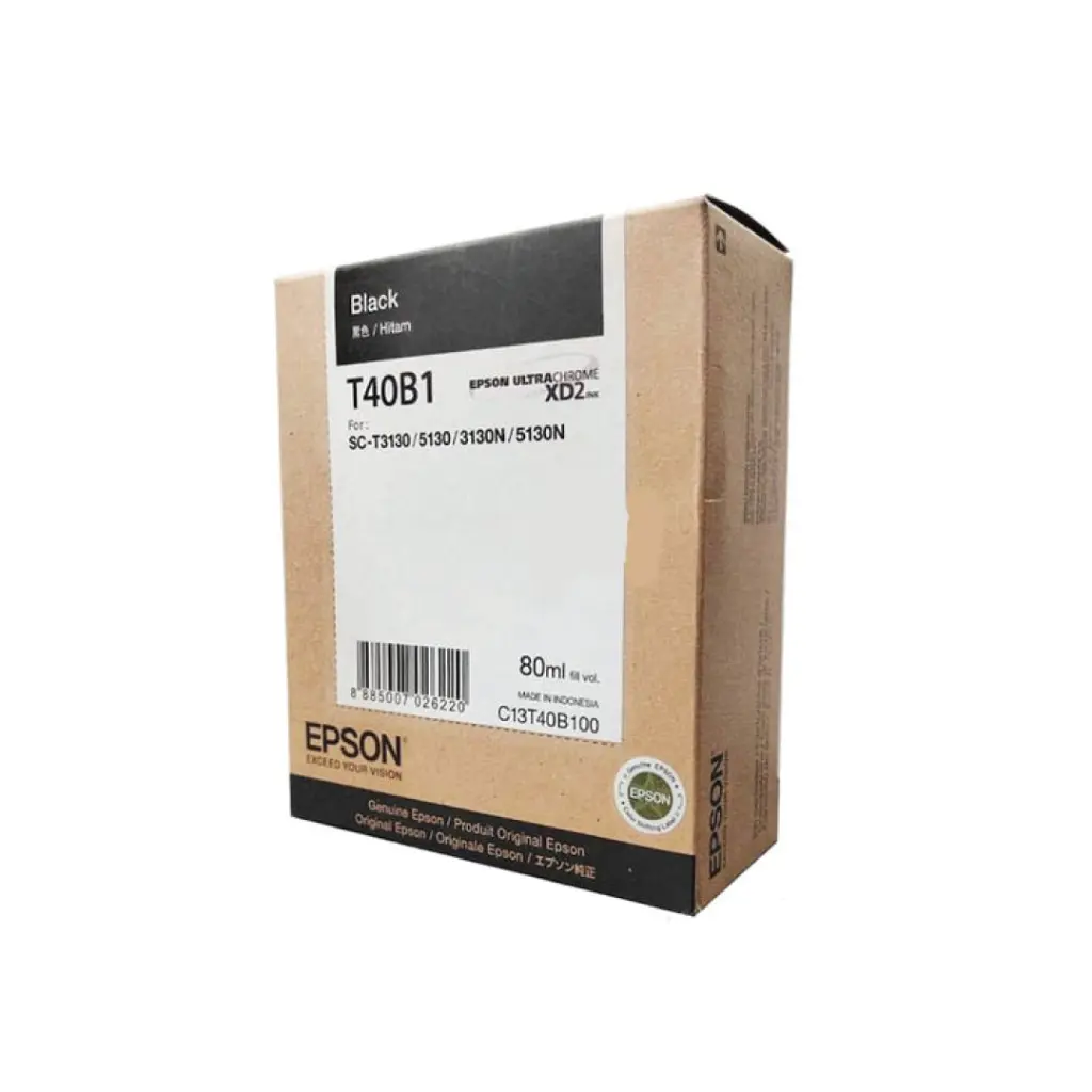 EPSON หมึกพิมพ์ T40B 80 ml. (Black)(C13T40B100)